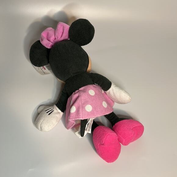 NEW Disney Baby Minnie Mouse Pink Pastel Plush Super Soft 14” tall - Picture 4 of 7